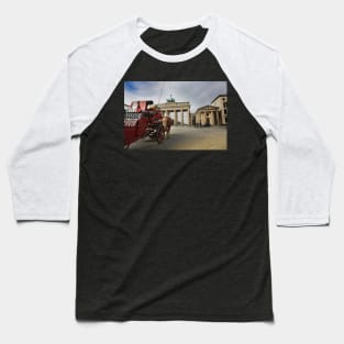 Brandenburg Gate, Berlin City colored Baseball T-Shirt